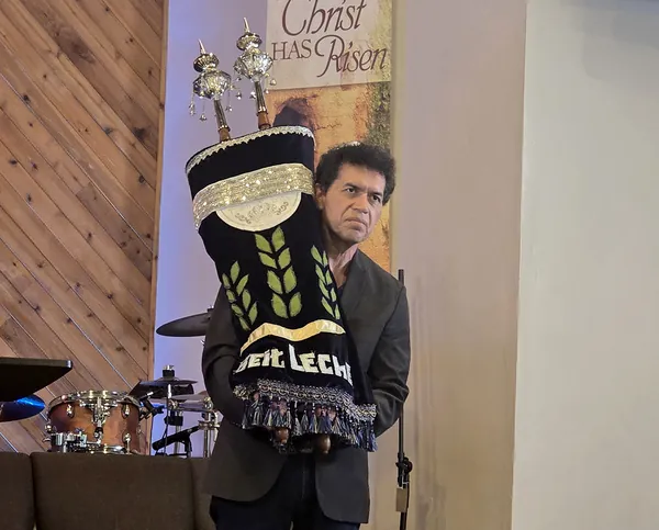 Worship Torahs Scroll Beit Lechem Messianic Congregation Church in Downey, CA